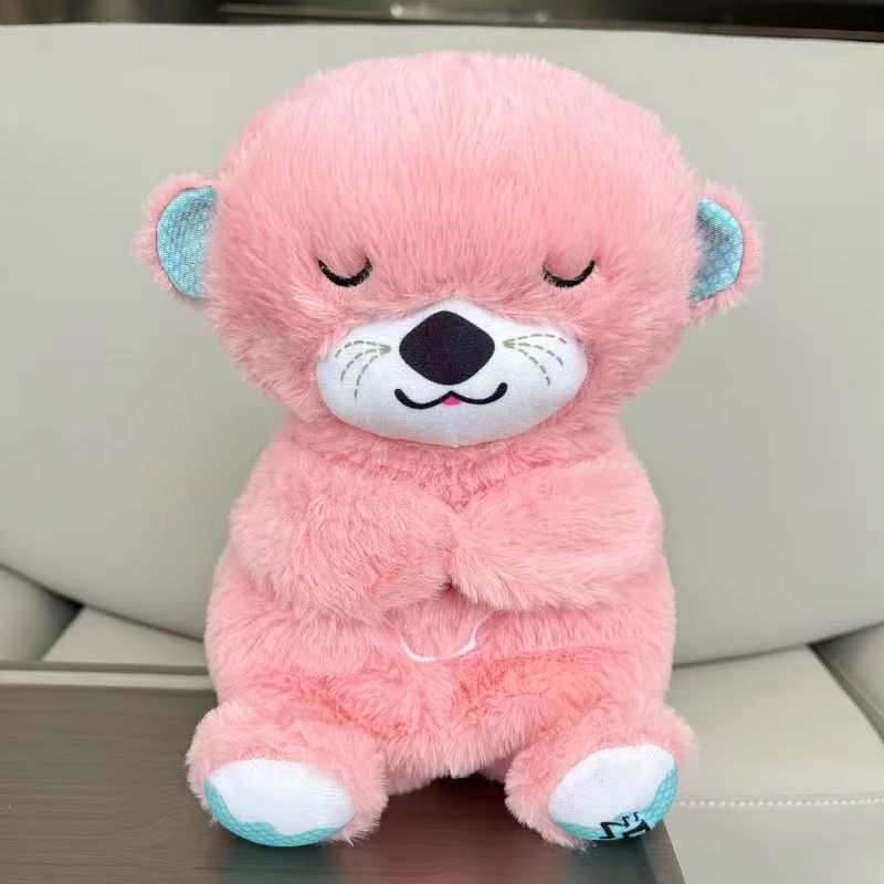 Calming Otter Plush Toy – Rhythmic Breathing Sleep Companion - DHACTIVE 6