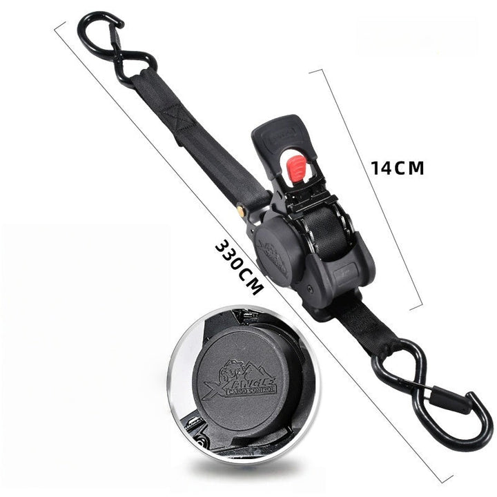 Retractable Ratchet Tie Down Straps – No Knots for Truck &amp; Trailer - DHACTIVE 6