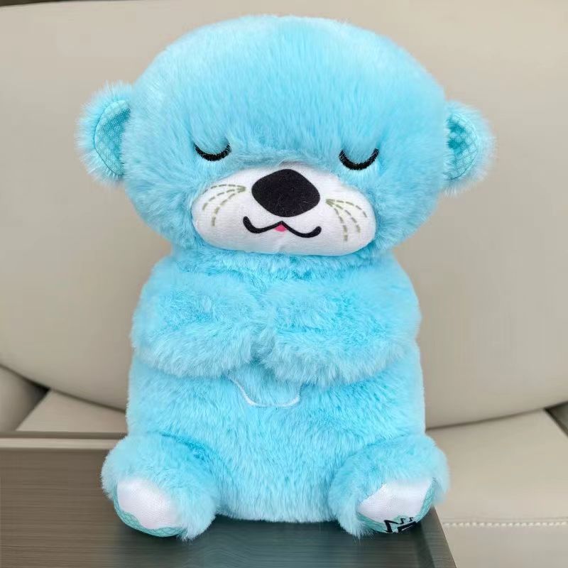 Calming Otter Plush Toy – Rhythmic Breathing Sleep Companion - DHACTIVE 7