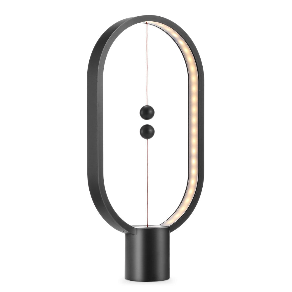 Floating Balance Lamp - Cordless Magnetic Sculpture Table Light - DHACTIVE 8