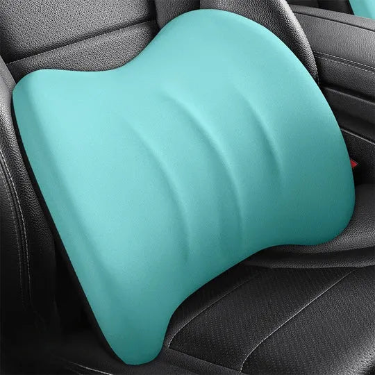 Ergonomic Car Neck &amp; Lumbar Support Cushion Set for Driving Comfort - DHACTIVE 15