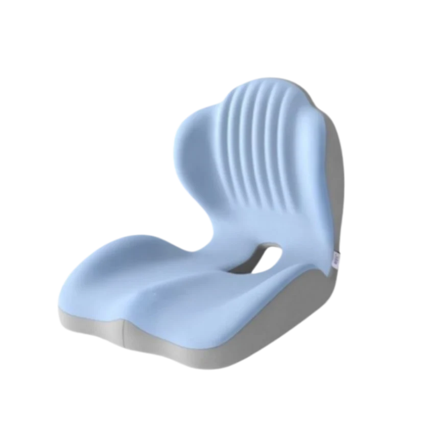 Classic Blue-Gray L-shaped seat and lower-back cushion