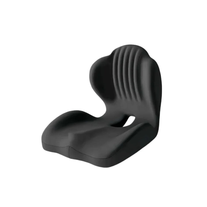 Classic Black L-shaped seat and lower-back cushion
