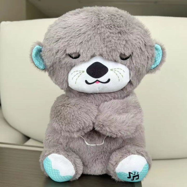 Calming Otter Plush Toy – Rhythmic Breathing Sleep Companion - DHACTIVE 5