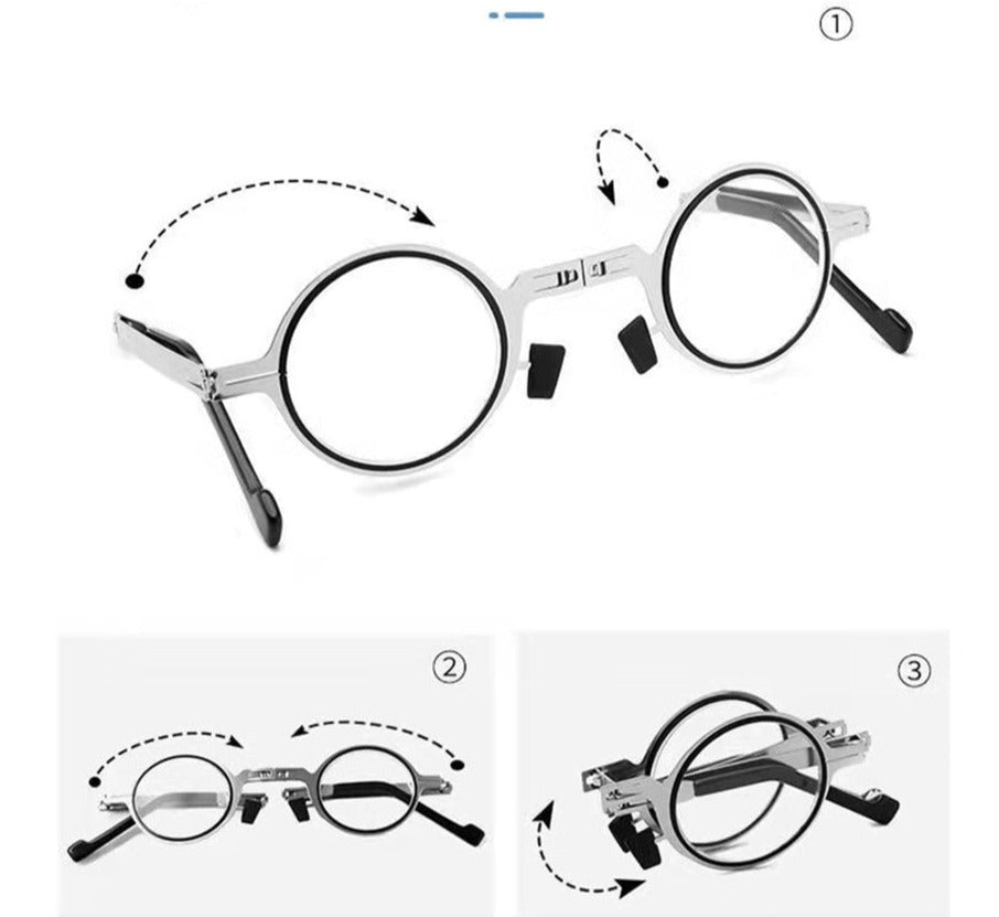Stylish Foldable Reading Glasses for On-the-Go - DHACTIVE 5