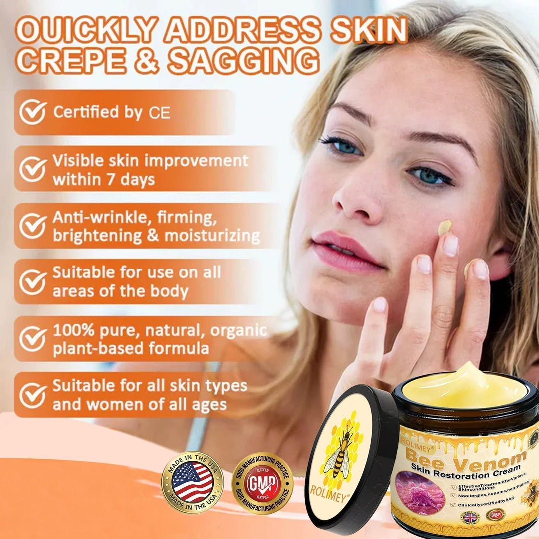 🔥Official Brand Shop丨Bee venom Pro Comprehensive Cream—Tightening for Skin Types