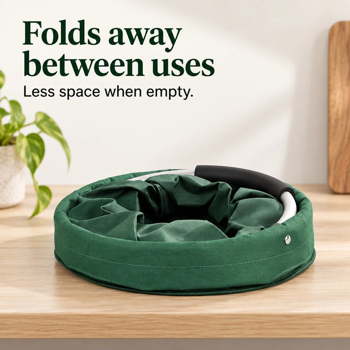 Foldable Storage Basket - Collapsible Multi-Purpose Organizer: Store it folded