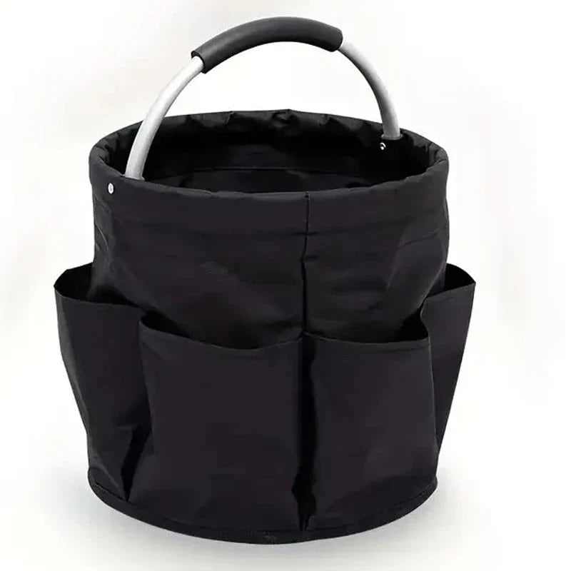 Foldable tote in black