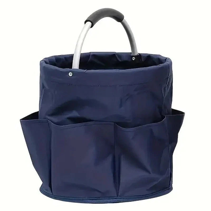 Foldable tote in navy
