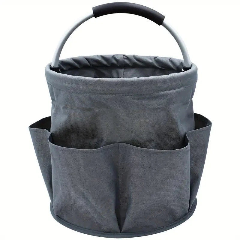 Foldable tote in gray