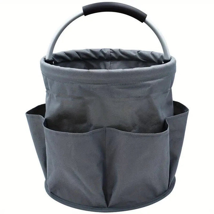 Foldable tote in gray