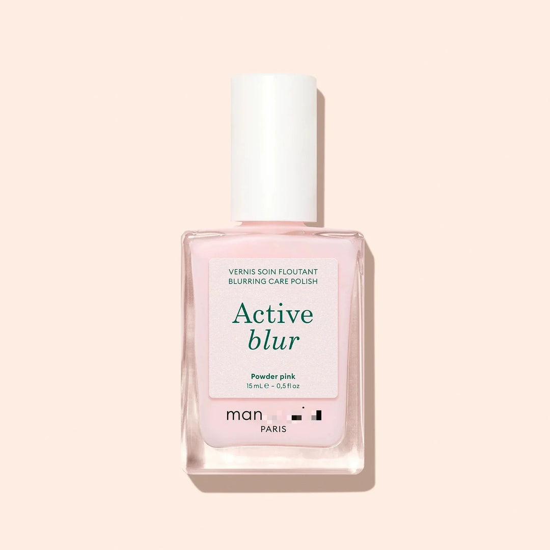 Active Nail Polish - Raspberry Glow &amp; Powder Pink Blur: Powder Pink · Active Blur