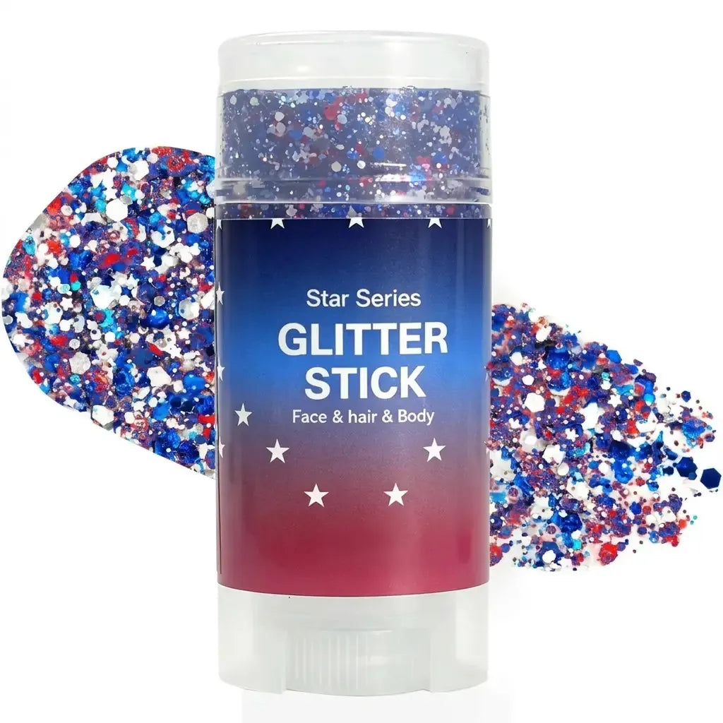 Twist-Up Glitter Stick — Swipe-On Sparkle for Face, Hair &amp; Body
