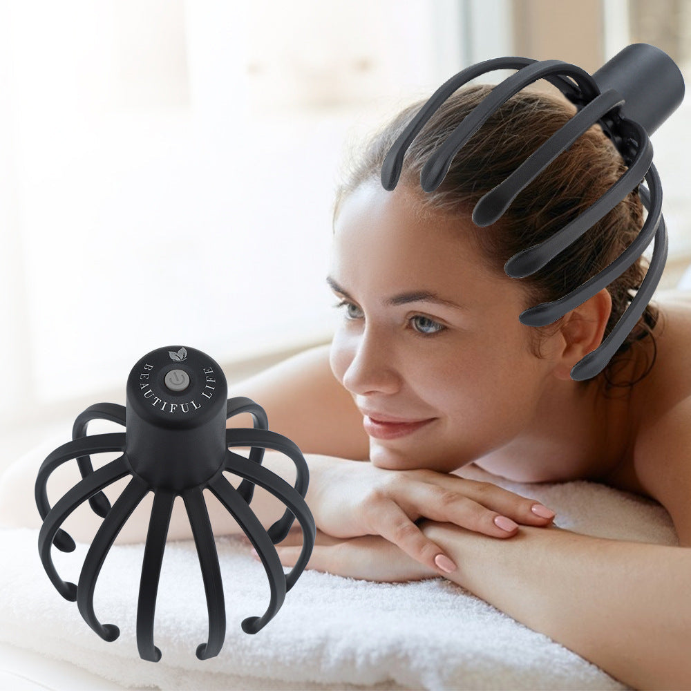 Electric Scalp Massager with 3 Modes, 360 Degree Head Massager, Cordless Portable Head Scratcher for Stress Relax