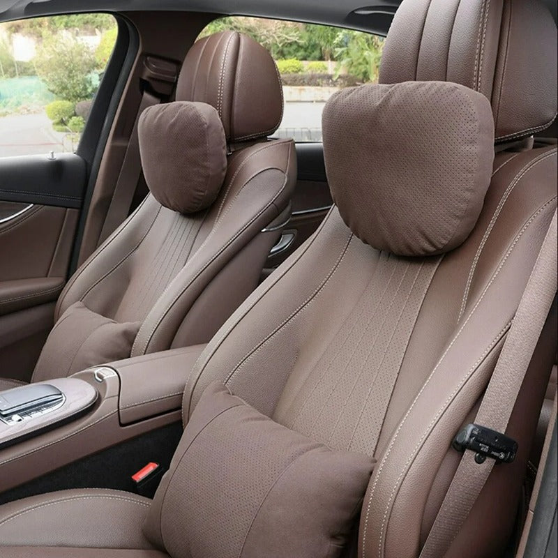 Premium Suede-Touch Car Neck Pillow - DHACTIVE 9