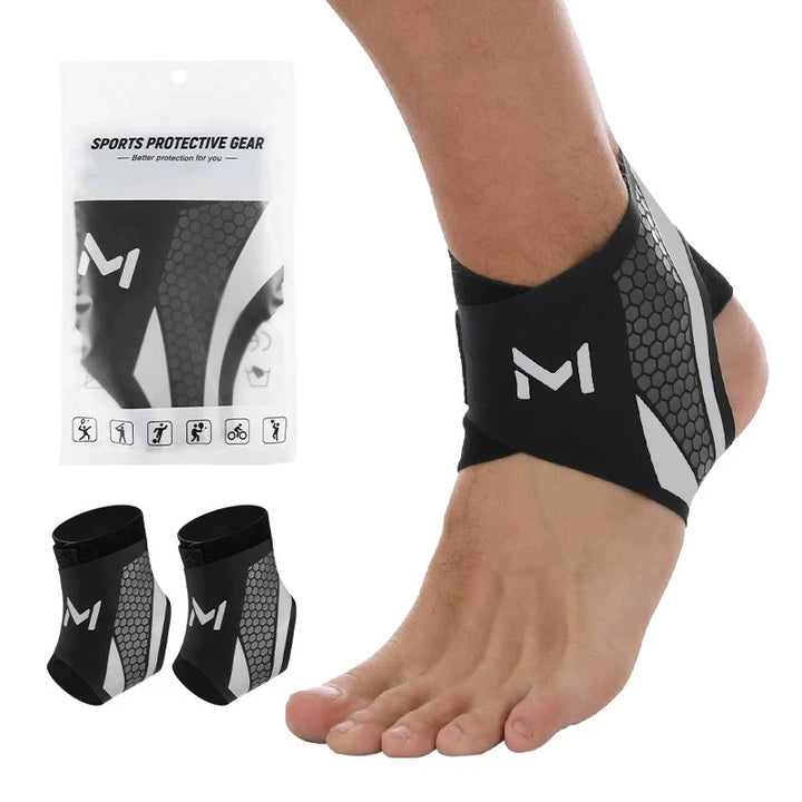 2-Pack Ankle Brace | Adjustable Breathable Support for Running &amp; Recovery