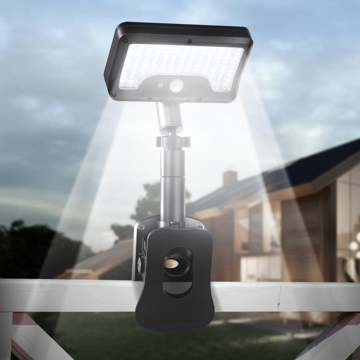 Solar Motion Sensor Lights - Easy Clip-On Outdoor Security Lighting - DHACTIVE 8