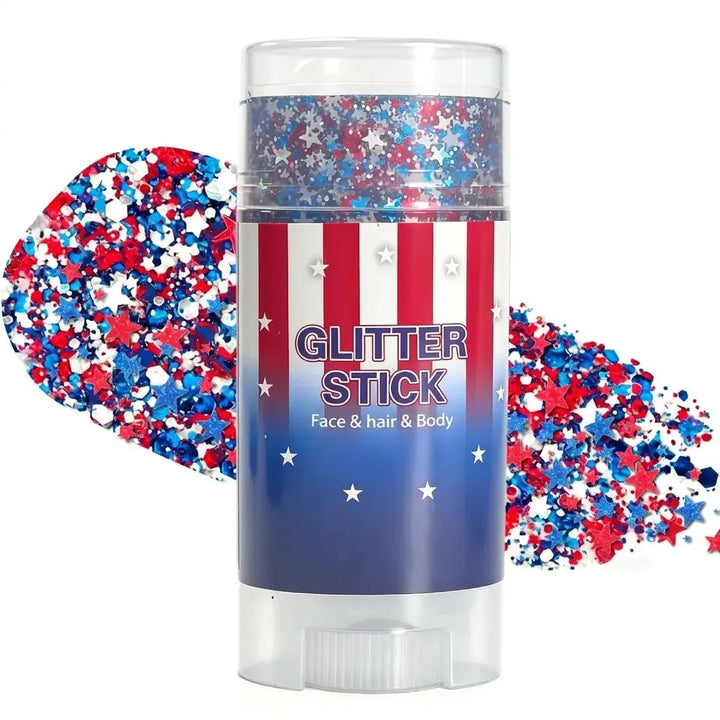Twist-Up Glitter Stick — Swipe-On Sparkle for Face, Hair &amp; Body