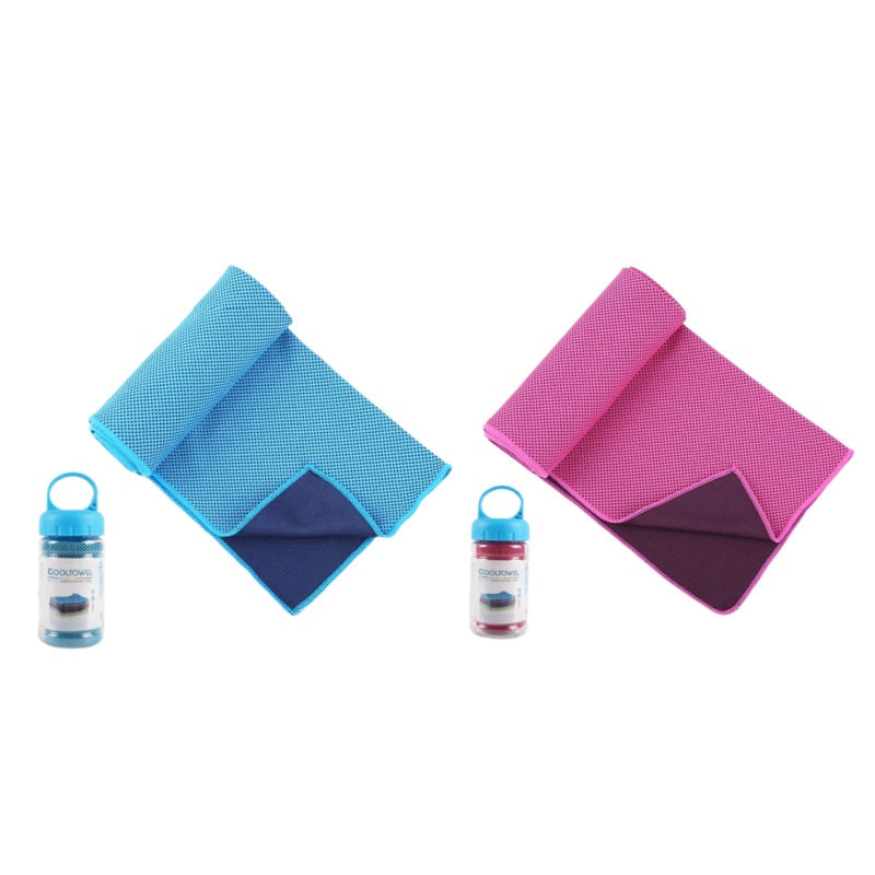 2-Pack Cooling Towels – Hyper-Evaporative Microfiber for Hot Days - DHACTIVE 10