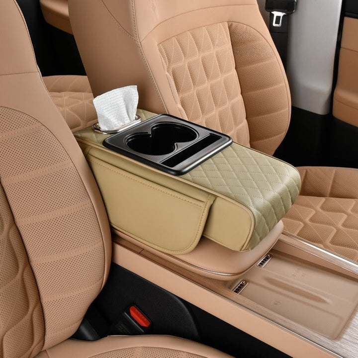 5-in-1 Car Console Organizer &amp; Armrest Pad – Anti-Fatigue Storage for Essentials - DHACTIVE 4