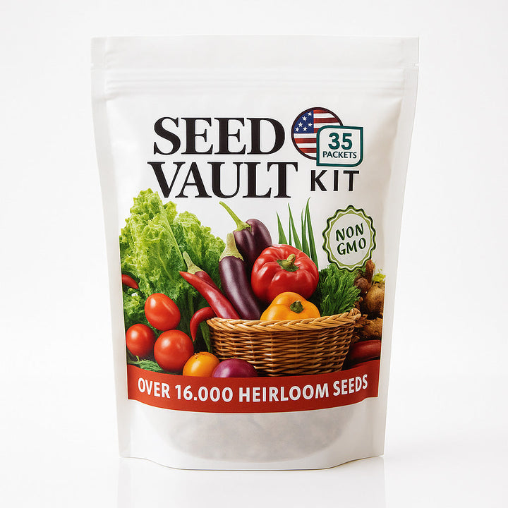 Vegetable Seed Vault Kit – 35 Heirloom Non-GMO Vegetable Seeds for Gardening &amp; Survival Food Storage - DHACTIVE 6
