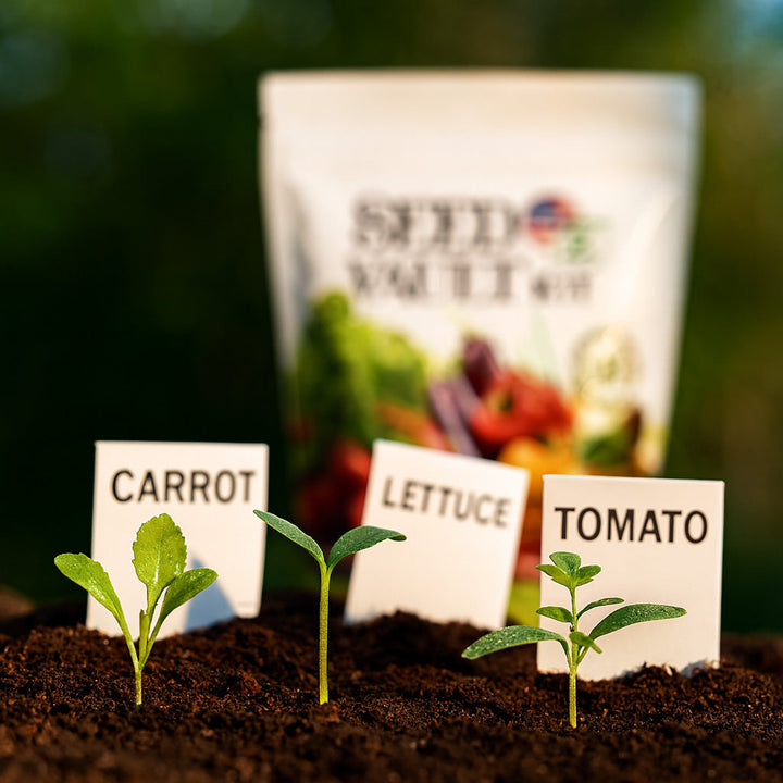 Vegetable Seed Vault Kit – 35 Heirloom Non-GMO Vegetable Seeds for Gardening &amp; Survival Food Storage - DHACTIVE 3