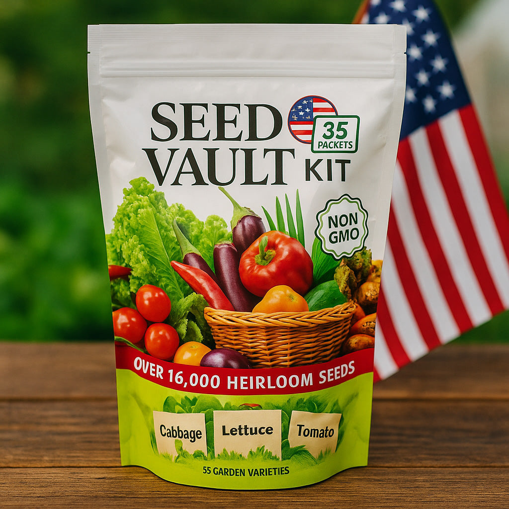 Vegetable Seed Vault Kit – 35 Heirloom Non-GMO Vegetable Seeds for Gardening &amp; Survival Food Storage - DHACTIVE 5