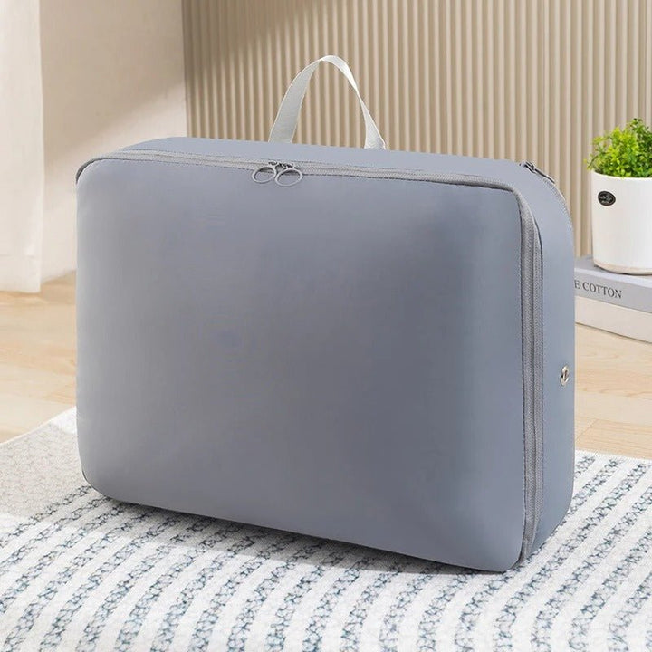 Compression Max Storage Bags – Space Saving for Home and Travel – Vacuum-Free Compression – Waterproof Nylon – Durable and Lightweight - Gray