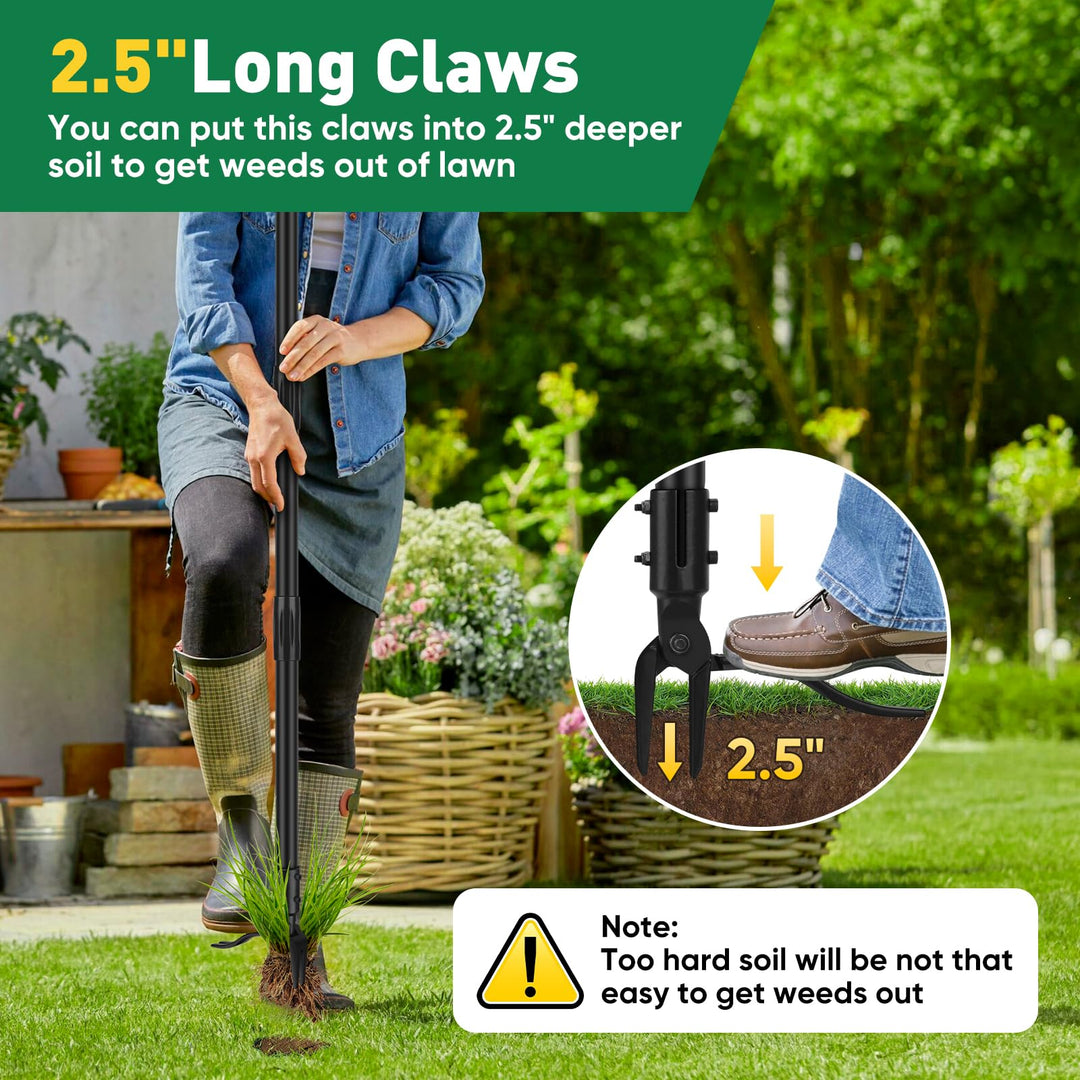 Long-Handle Heavy-Duty Steel Root Extractor - DHACTIVE 2