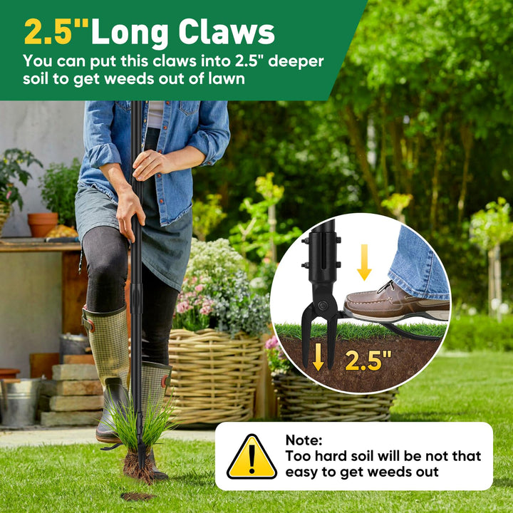 Long-Handle Heavy-Duty Steel Root Extractor - DHACTIVE 2