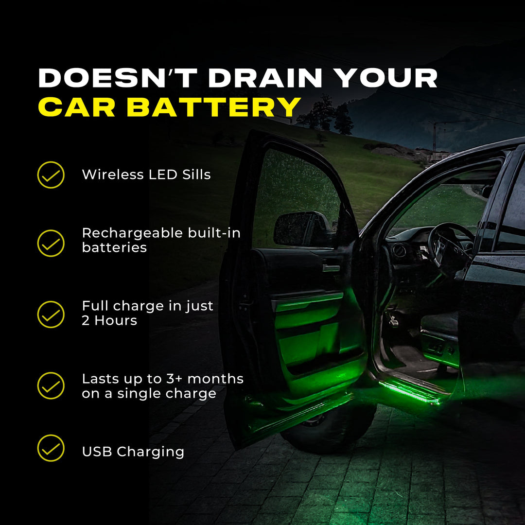 Dynamic Wireless Car Welcome Pedal Lights (Magnetic Smart Sensor) - DHACTIVE 8