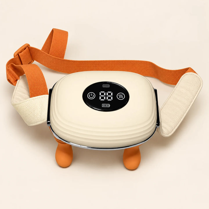 beige LCD brushless neck and shoulder massager