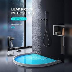 Collapsible Shower Water Dam – Flexible Threshold Barrier for Dry Floors - DHACTIVE 3