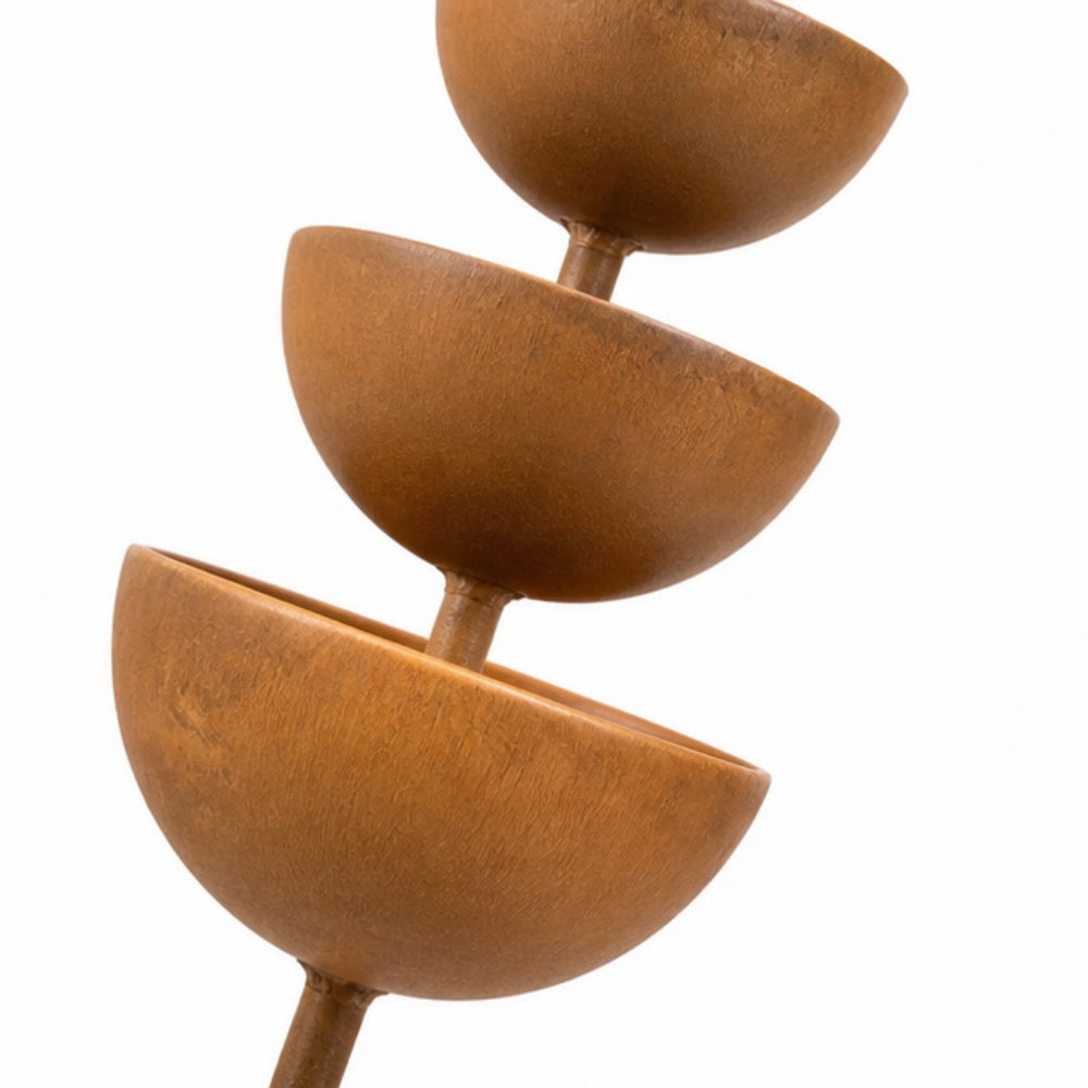 Handcrafted Rustic Copper Bird Bath Stake – Add Charm to Your Garden - DHACTIVE 5