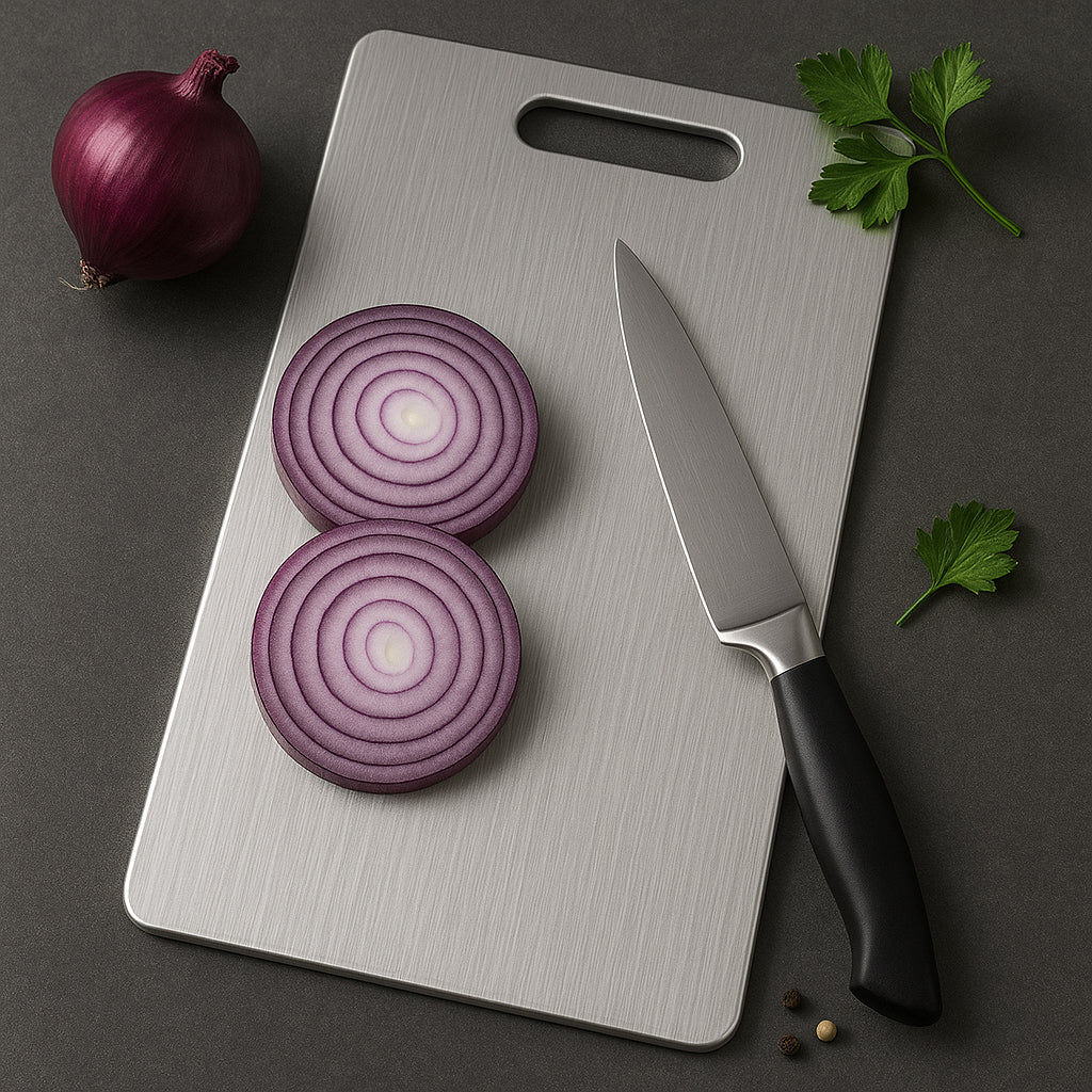 Ultra Thin Stainless Steel CuttingBoards - PFAS Free - DHACTIVE 4