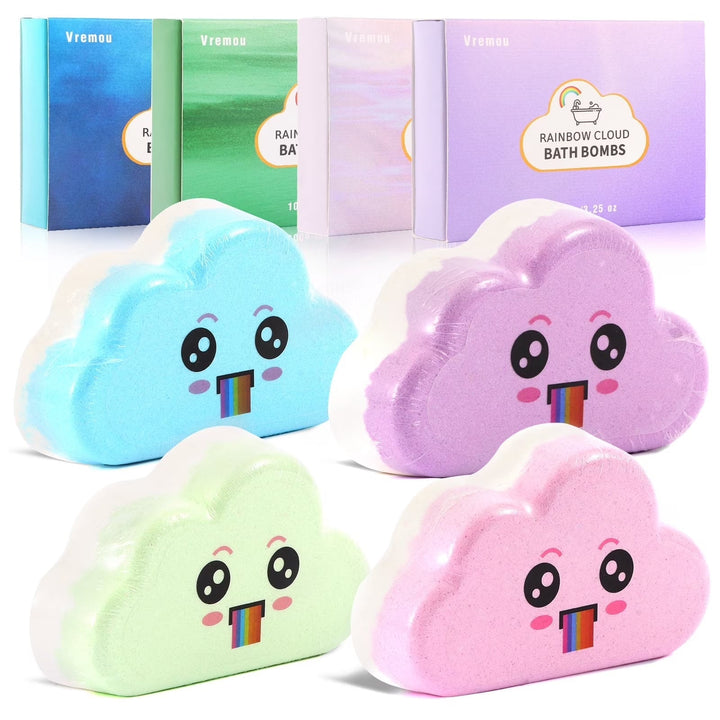 Kids Rainbow Bubble Bath Bombs – Moisturizing, Handmade