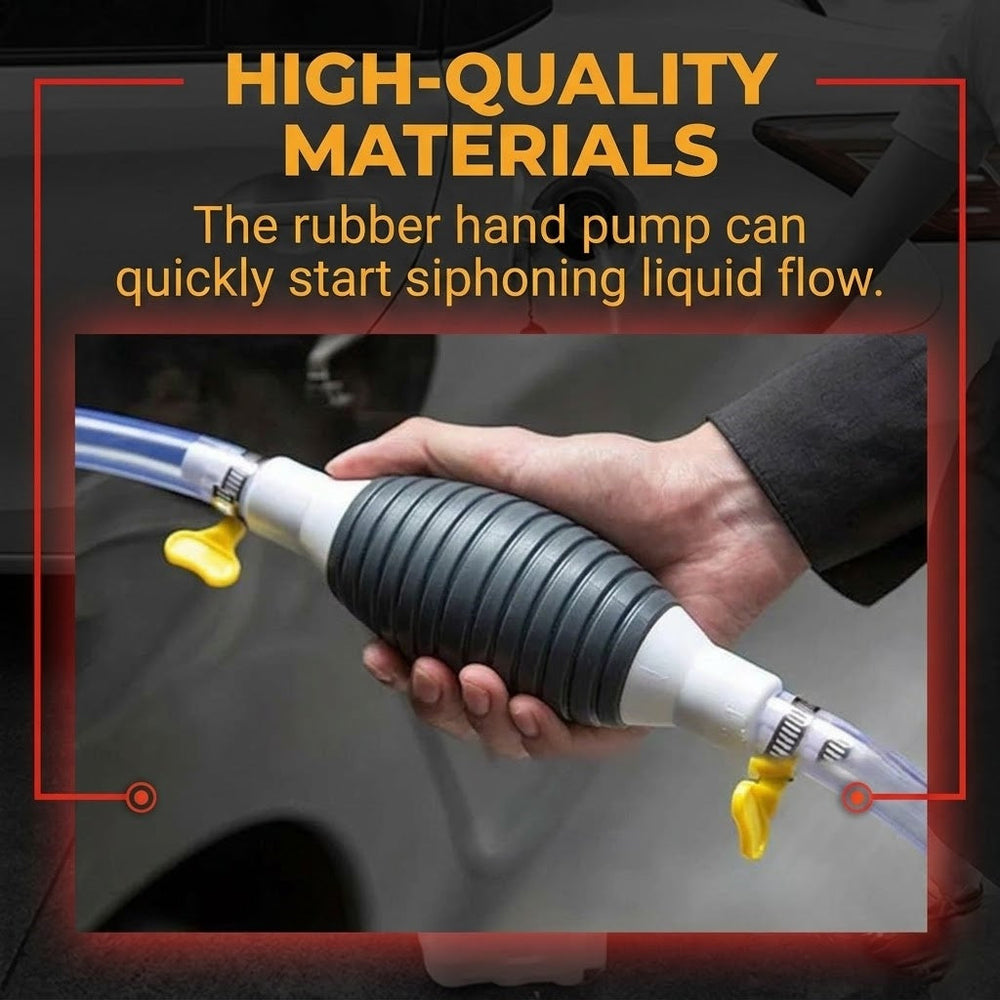 Emergency Gas Siphon Pump – No Mouth Sucking Fluid Transfer Tool - DHACTIVE 2