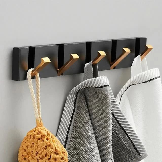 Foldable Stainless Steel Wall Hook Space-Saving - DHACTIVE 10