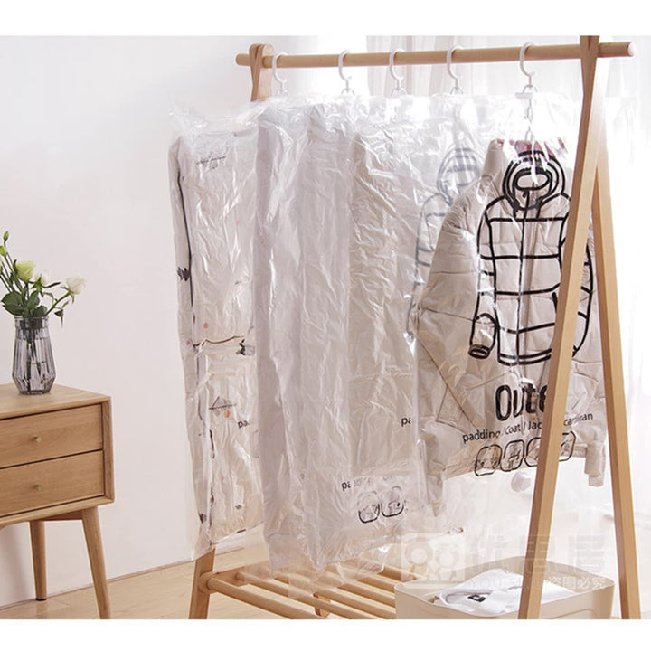 Hanging Vacuum Storage Bags: Heavy-Duty Space-Saver System for Coats &amp; Jackets - DHACTIVE 4