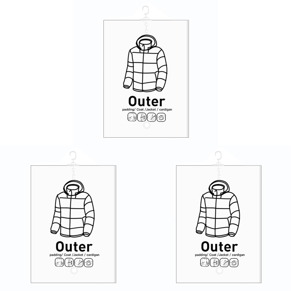 Hanging Vacuum Storage Bags: Heavy-Duty Space-Saver System for Coats &amp; Jackets - DHACTIVE 8