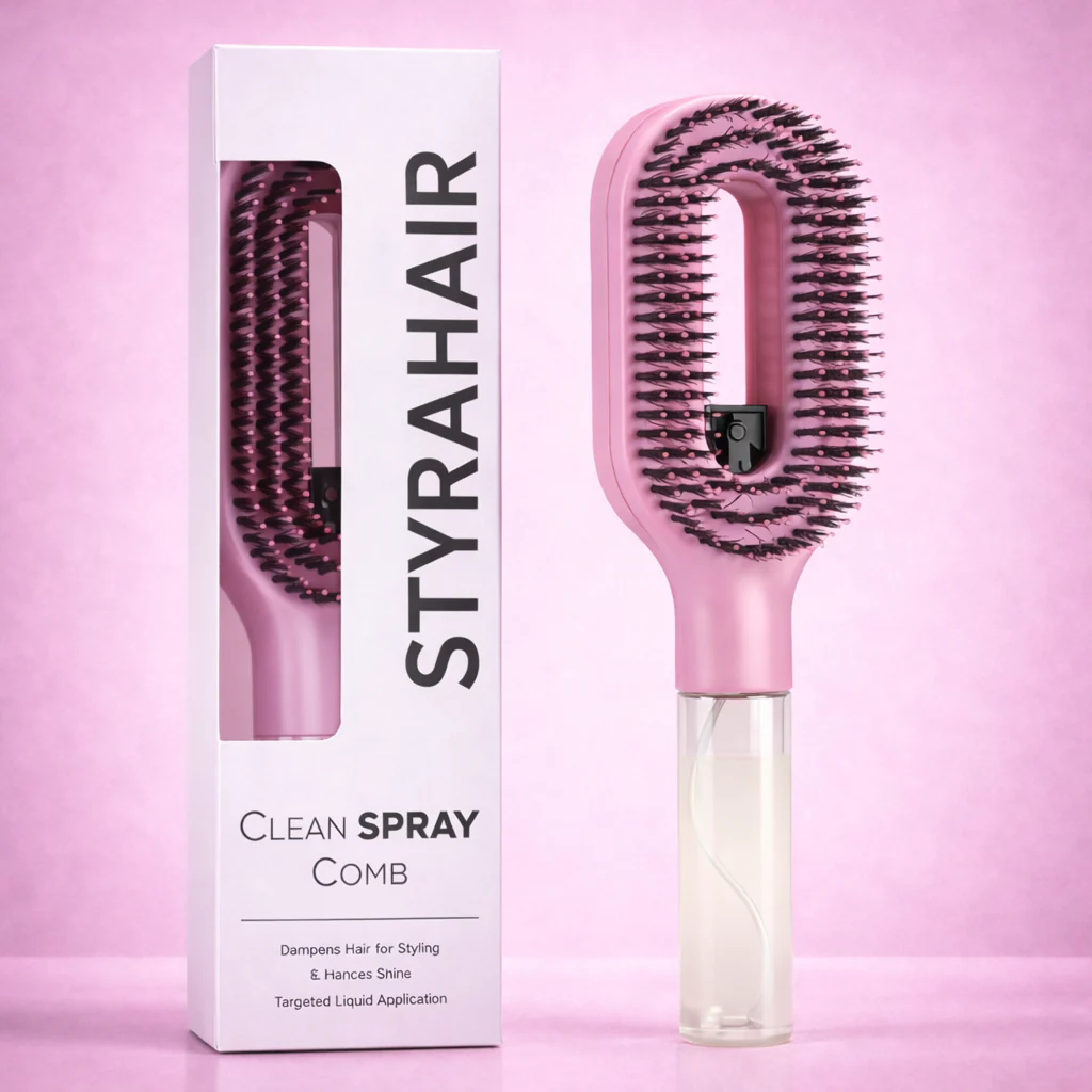 2-in-1 Spray Detangling Brush - DHACTIVE 7