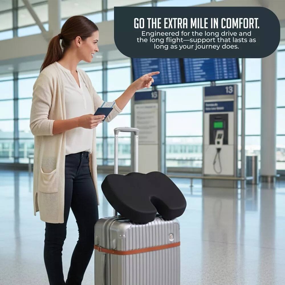 Gel Memory Foam Seat Cushion - DHACTIVE 5