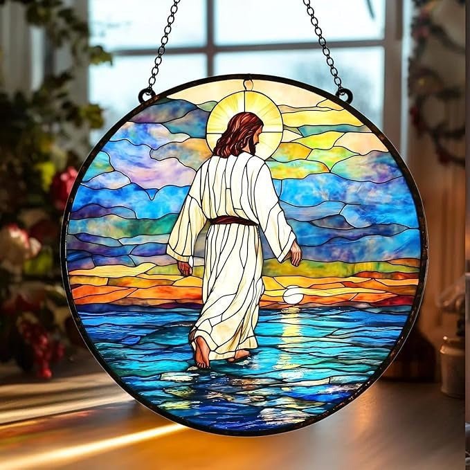 Lady of Guadalupe Stained Glass Suncatcher - DHACTIVE 8
