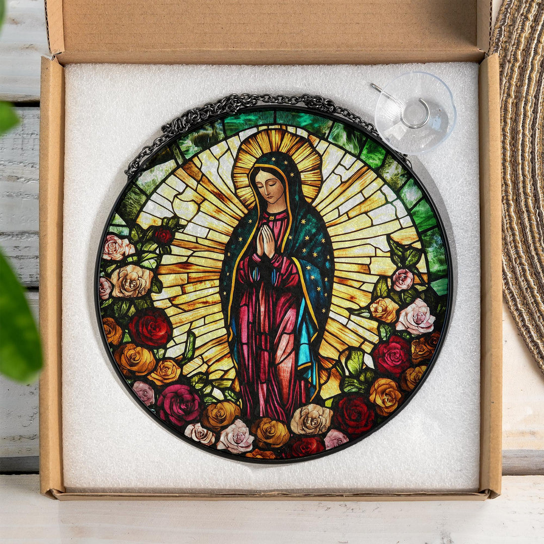 Lady of Guadalupe Stained Glass Suncatcher - DHACTIVE 6