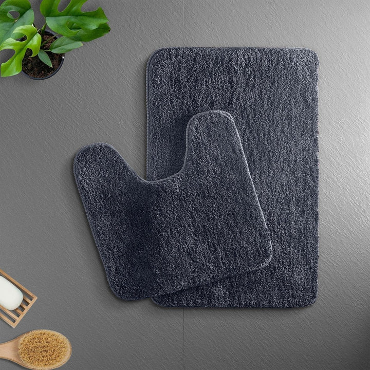 Plush Microfiber Bath Mat – Quick-Absorbing, Non-Slip Bathroom Rug for Comfort and Safety - DHACTIVE 2