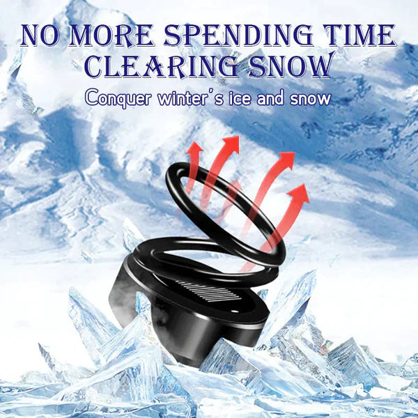 Portable Car Heater – Solar Rechargeable De-Icer – Fast Defrost Device for Cars & Homes