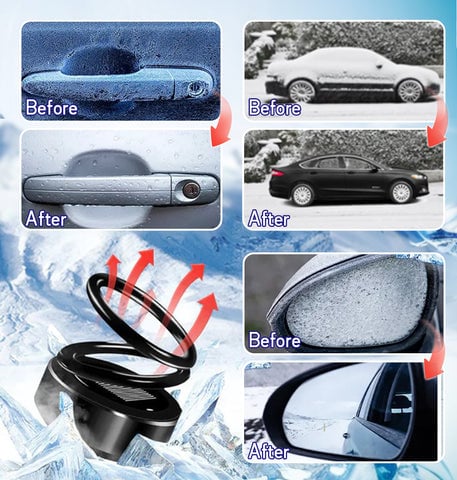 Portable Car Heater – Solar Rechargeable De-Icer – Fast Defrost Device for Cars &amp; Homes - DHACTIVE 7