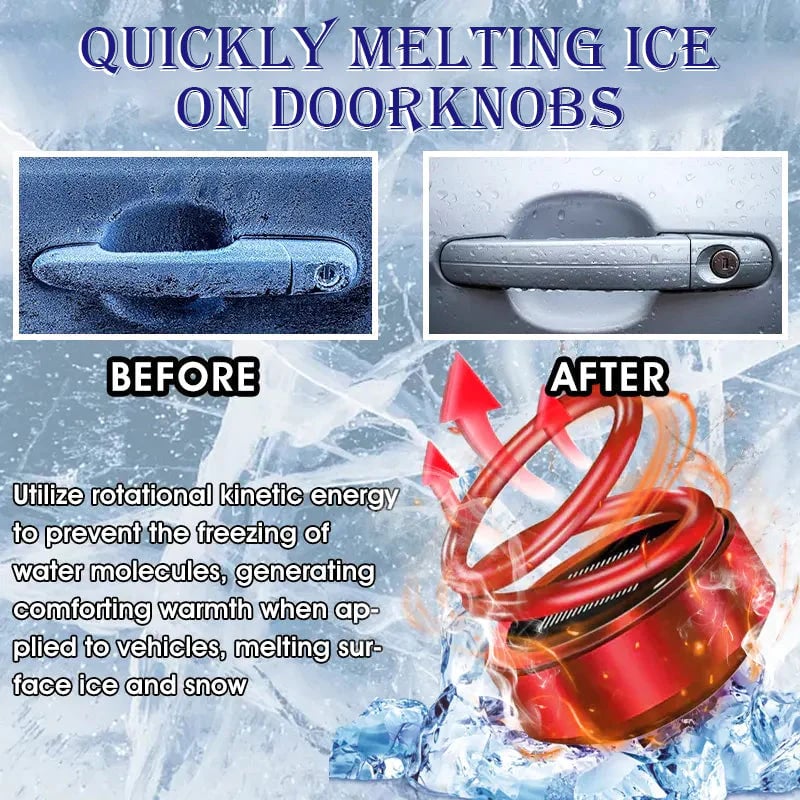 Portable Car Heater – Solar Rechargeable De-Icer – Fast Defrost Device for Cars &amp; Homes - DHACTIVE 4