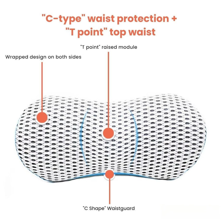 Premium Lumbar Support Cushion – Ergonomic Memory Foam Back Support for Office, Car &amp; Home - DHACTIVE 5
