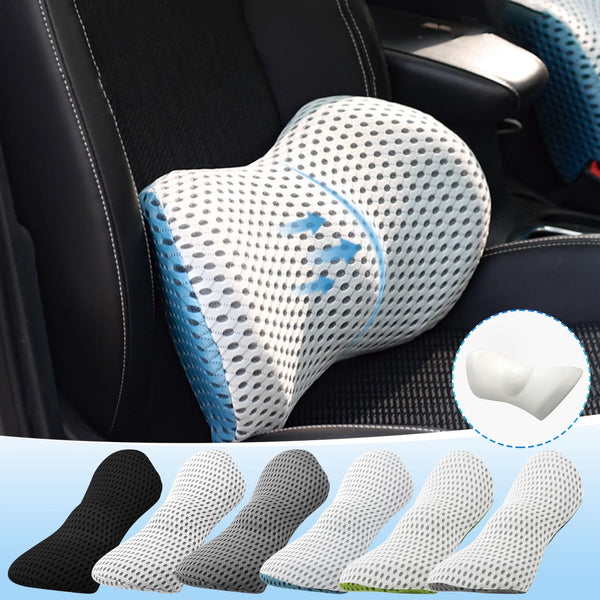 Premium Lumbar Support Cushion – Ergonomic Memory Foam Back Support for Office, Car & Home